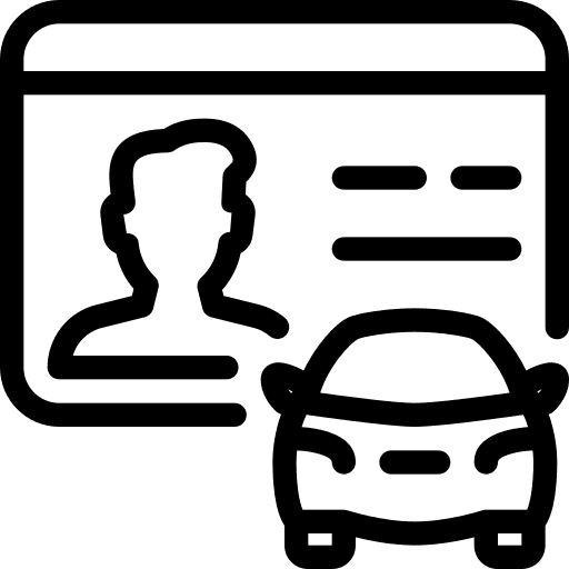 drivers license icon