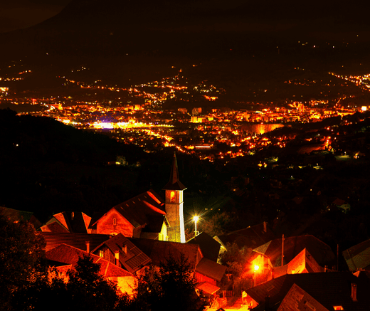 Chambery in winter