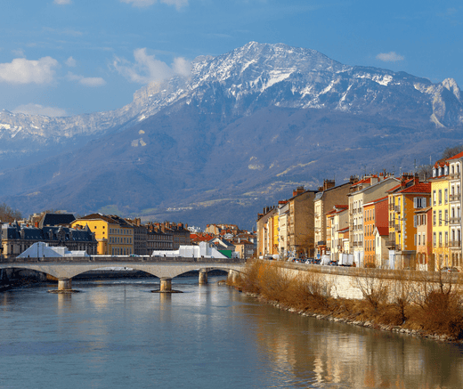 Grenoble in winter